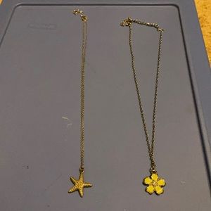 Flower or Starfish - why not both? Necklace Bundle